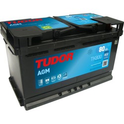 Batería TUDOR TK820 12V 80Ah 800A AGM